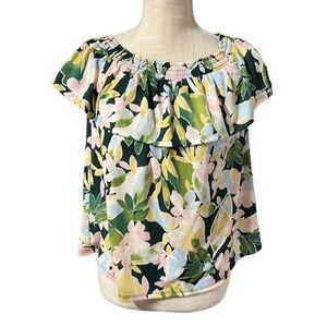 LC Lauren Conrad Floral Top